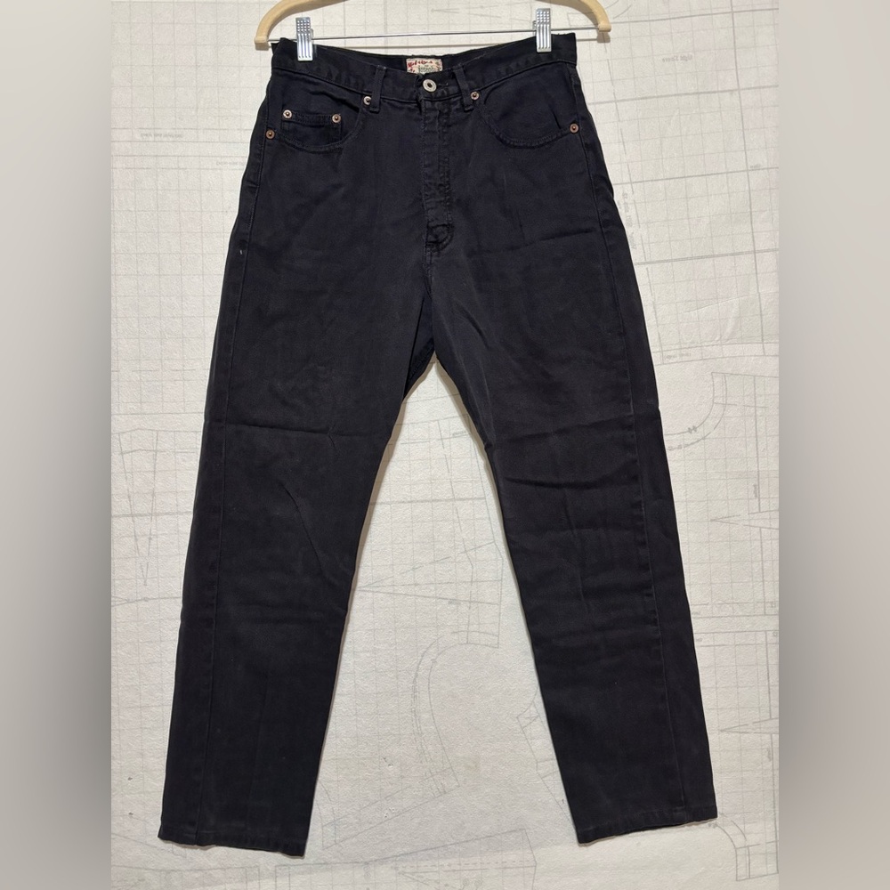 Vintage For Joseph: Womens Jeans High Rise Mom Colette Black Size 30 Made in USA